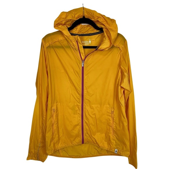 Smartwool Womens Active Ultralite Hoodie Jacket Size Large Full Zip Windbreaker - Picture 1 of 8
